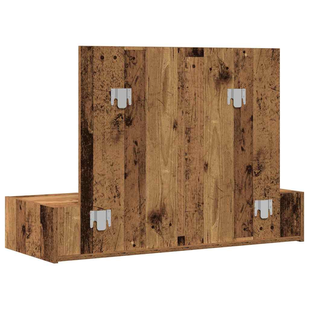 vidaXL Toaletka Brązowy 100 x 40 x 70 cm Materiał drewnopochodny