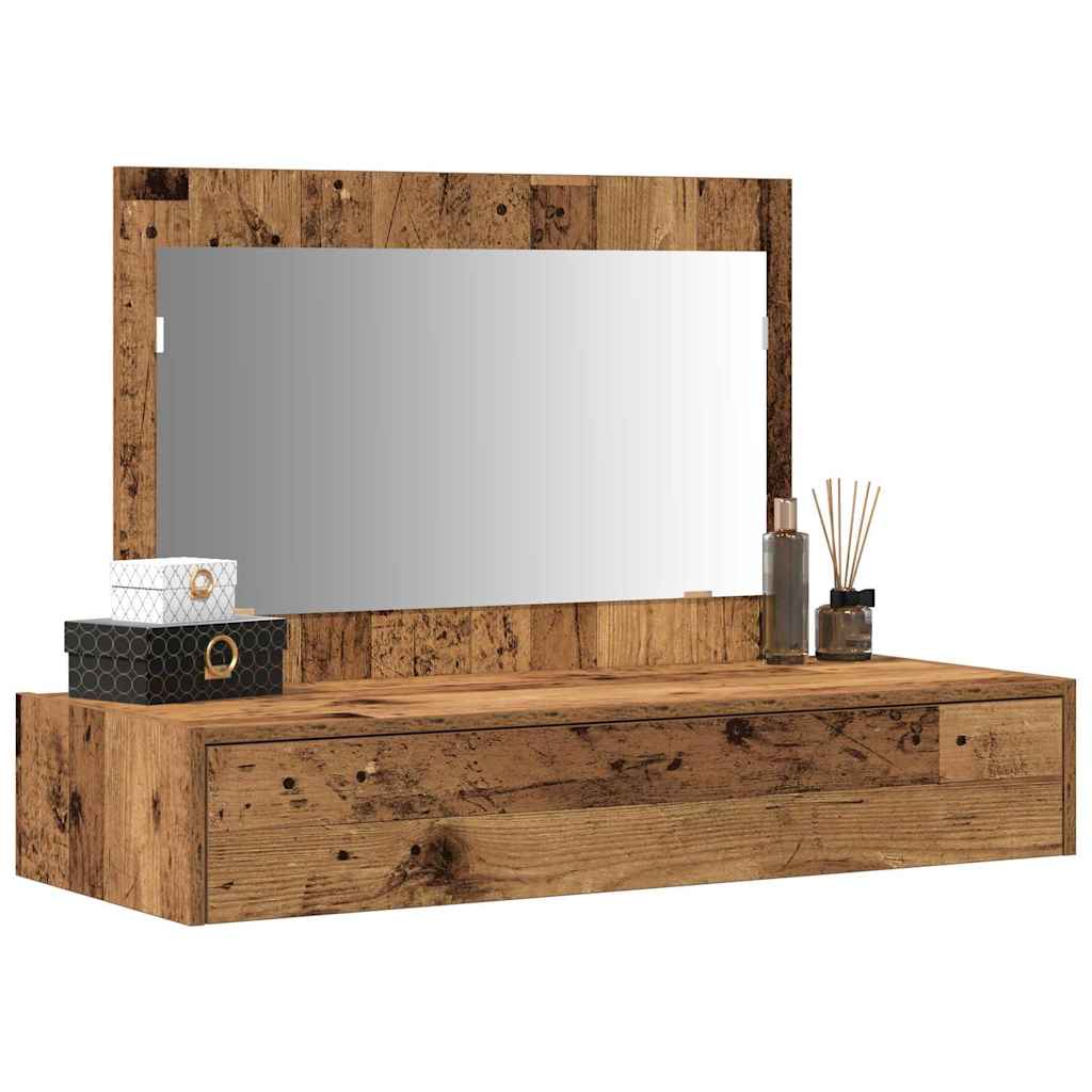 vidaXL Toaletka Brązowy 100 x 40 x 70 cm Materiał drewnopochodny