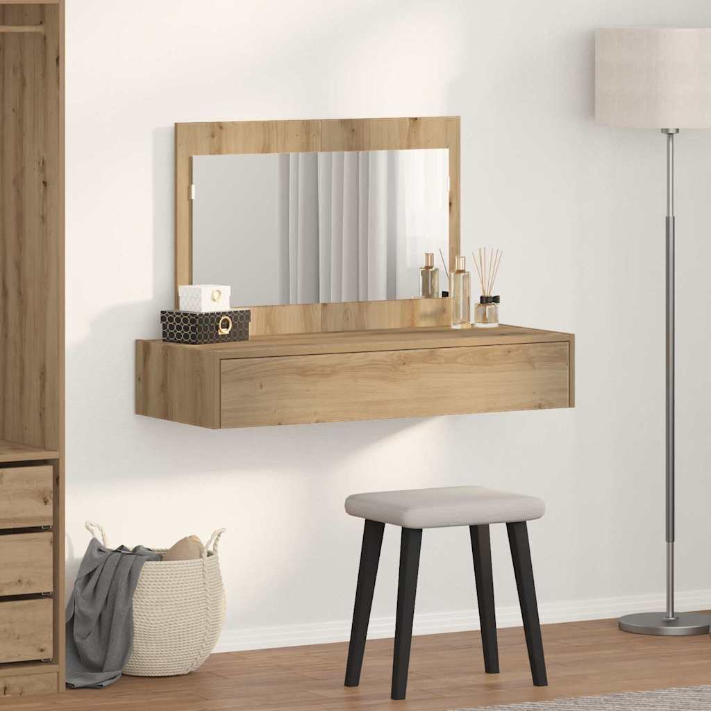vidaXL Toaletka Brązowy 100 x 40 x 70 cm Materiał drewnopochodny