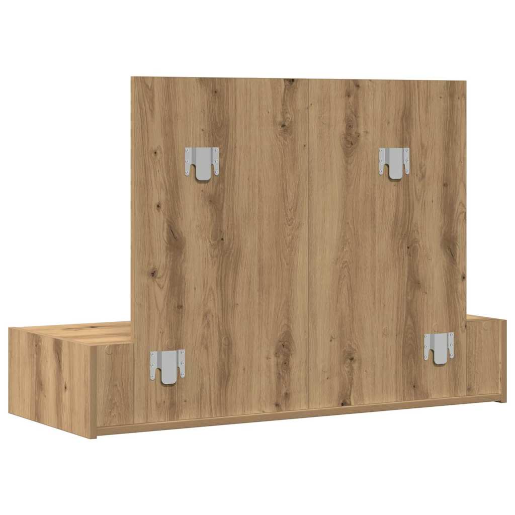 vidaXL Toaletka Brązowy 100 x 40 x 70 cm Materiał drewnopochodny