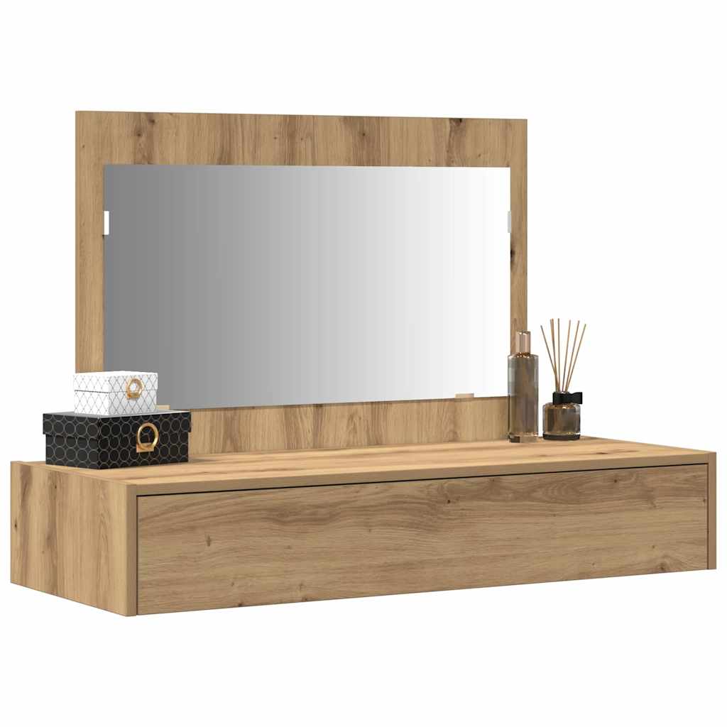 vidaXL Toaletka Brązowy 100 x 40 x 70 cm Materiał drewnopochodny