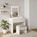 vidaXL Toaletka Biały 60 x 40 x 70 cm Materiał drewnopochodny