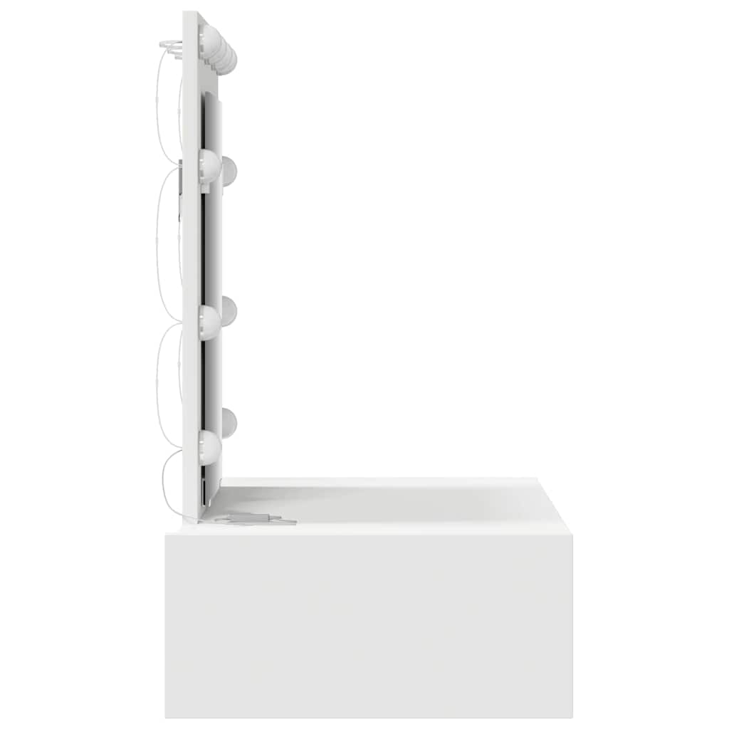 vidaXL Toaletka Biały 60 x 40 x 70 cm Materiał drewnopochodny