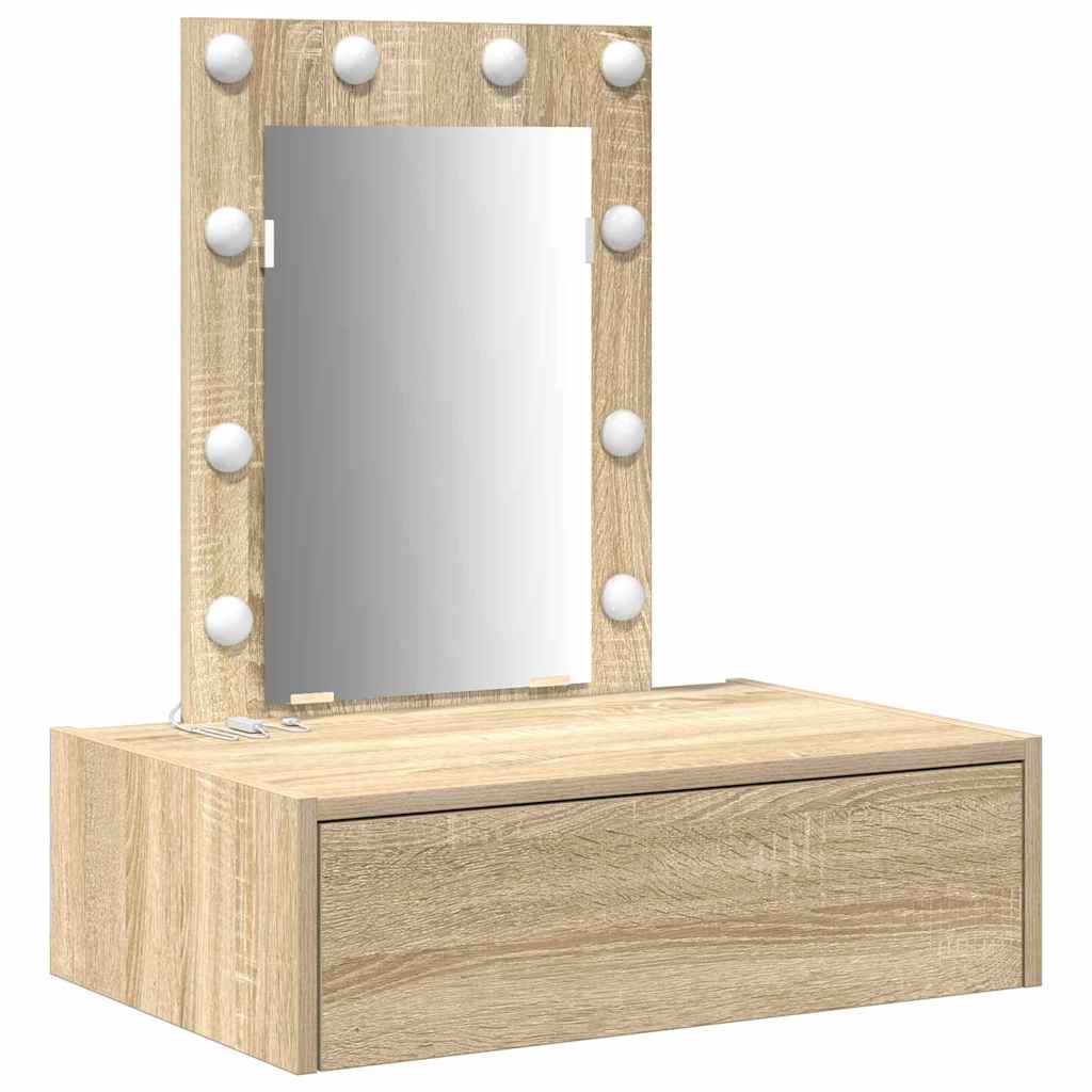 vidaXL Toaletka Brązowy 60 x 40 x 70 cm Materiał drewnopochodny