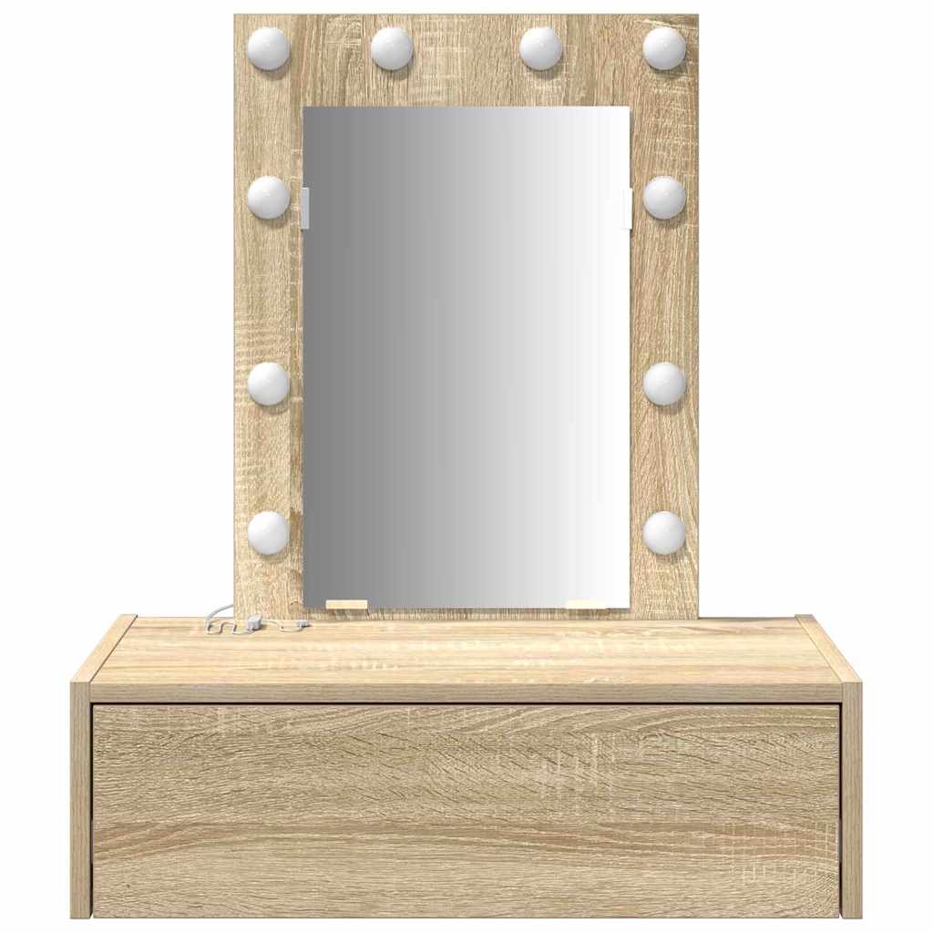 vidaXL Toaletka Brązowy 60 x 40 x 70 cm Materiał drewnopochodny