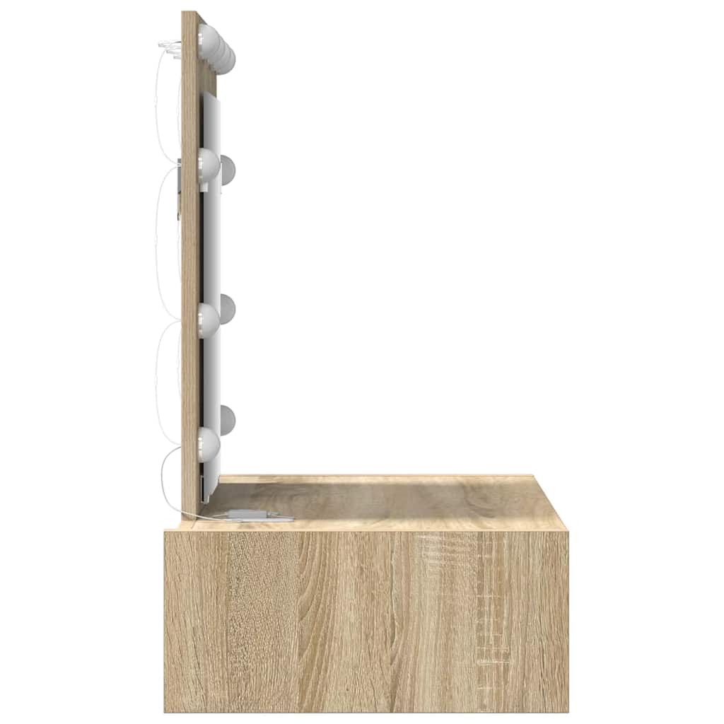 vidaXL Toaletka Brązowy 60 x 40 x 70 cm Materiał drewnopochodny