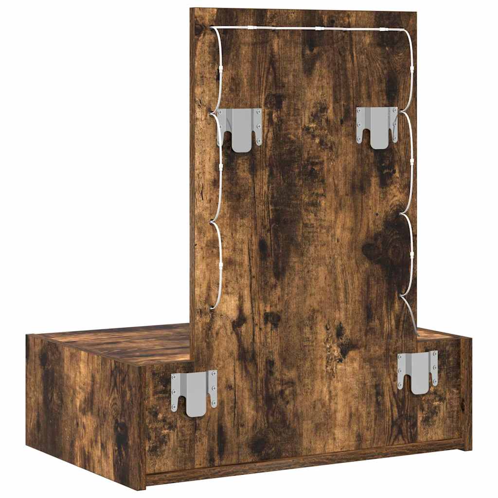 vidaXL Toaletka Brązowy 60 x 40 x 70 cm Materiał drewnopochodny