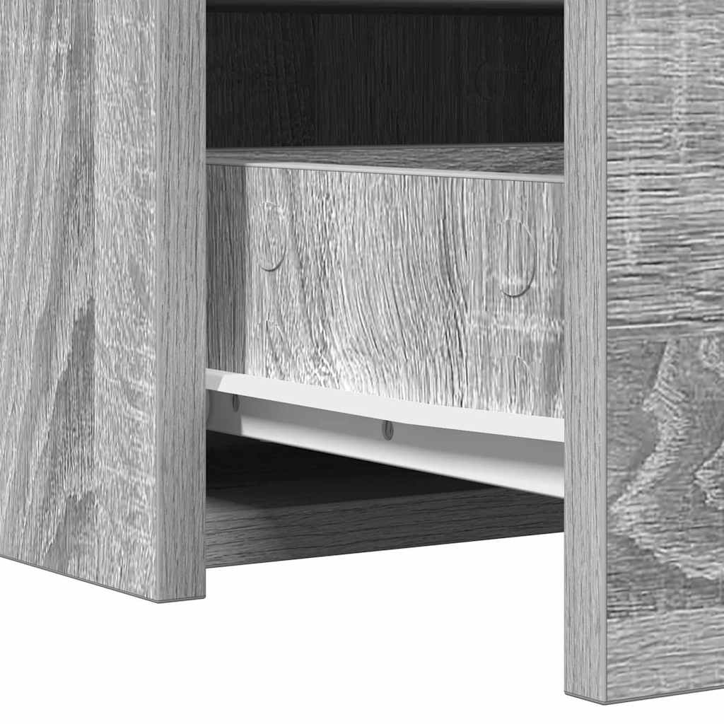 vidaXL Toaletka Szary 60 x 40 x 70 cm Materiał drewnopochodny