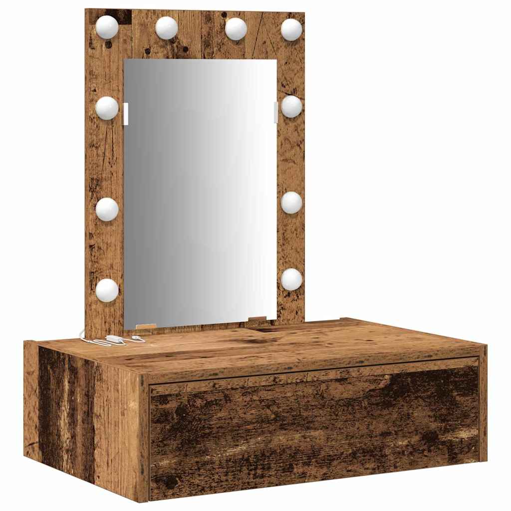 vidaXL Toaletka Brązowy 60 x 40 x 70 cm Materiał drewnopochodny