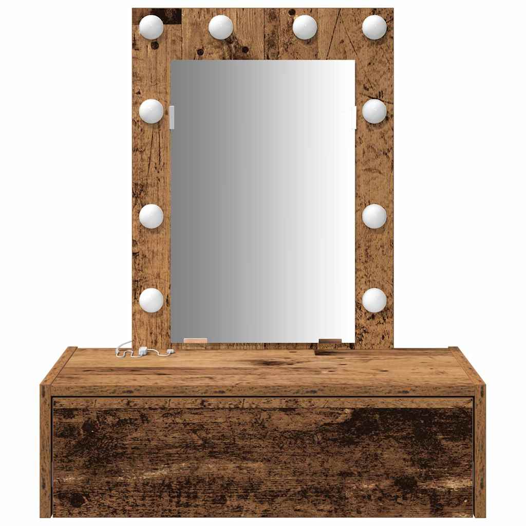 vidaXL Toaletka Brązowy 60 x 40 x 70 cm Materiał drewnopochodny