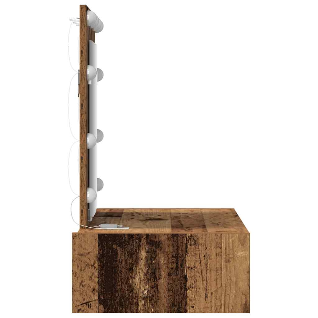 vidaXL Toaletka Brązowy 60 x 40 x 70 cm Materiał drewnopochodny
