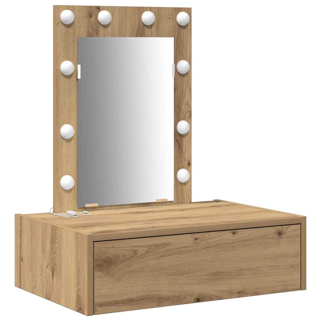 vidaXL Toaletka Brązowy 60 x 40 x 70 cm Materiał drewnopochodny