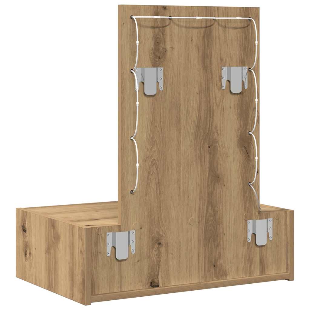 vidaXL Toaletka Brązowy 60 x 40 x 70 cm Materiał drewnopochodny