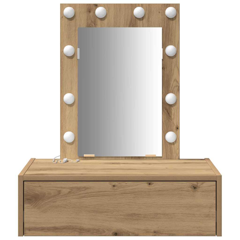 vidaXL Toaletka Brązowy 60 x 40 x 70 cm Materiał drewnopochodny