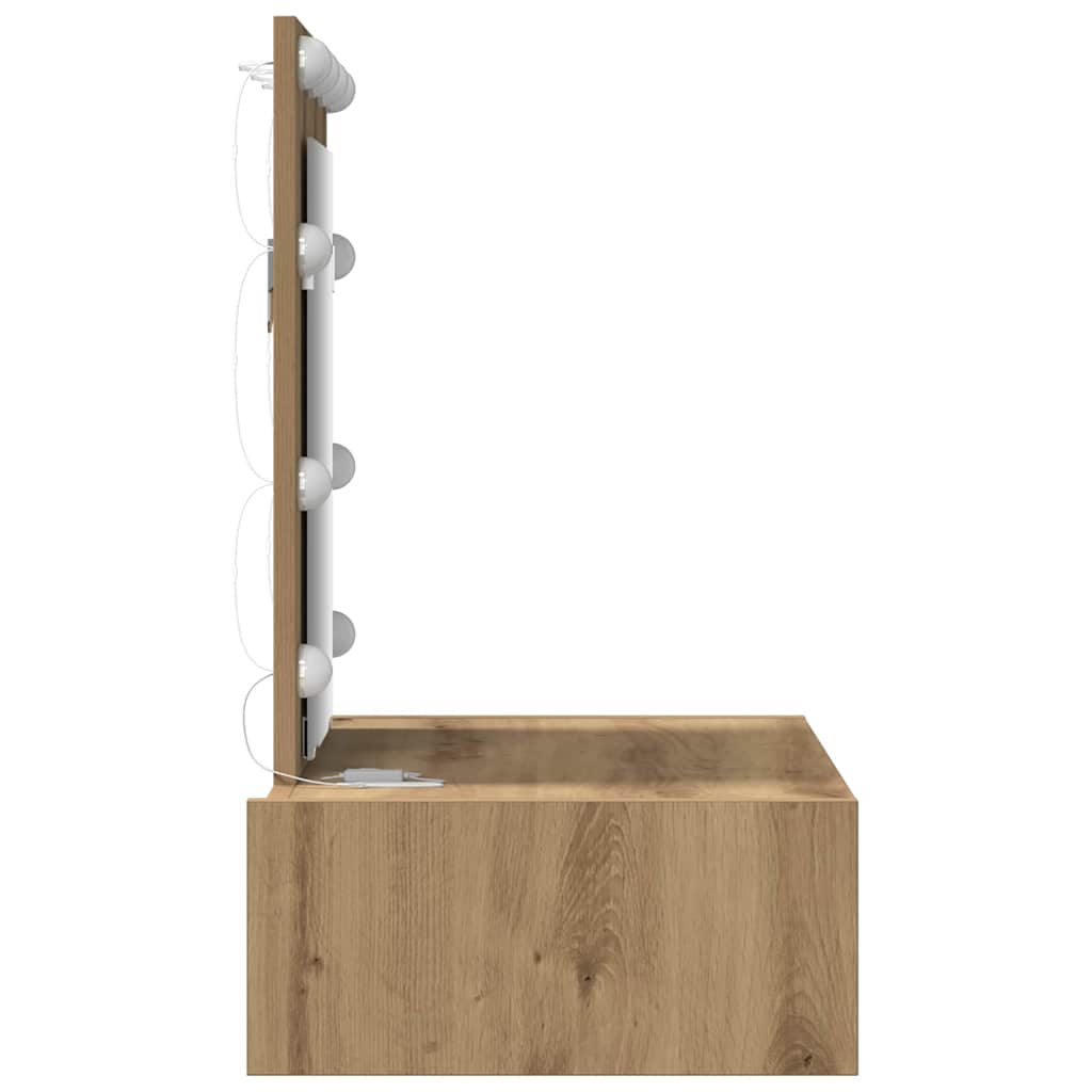 vidaXL Toaletka Brązowy 60 x 40 x 70 cm Materiał drewnopochodny