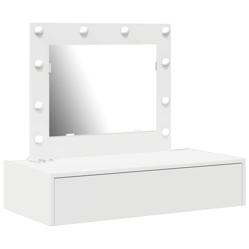 vidaXL Toaletka Biały 83 x 40 x 70 cm Materiał drewnopochodny