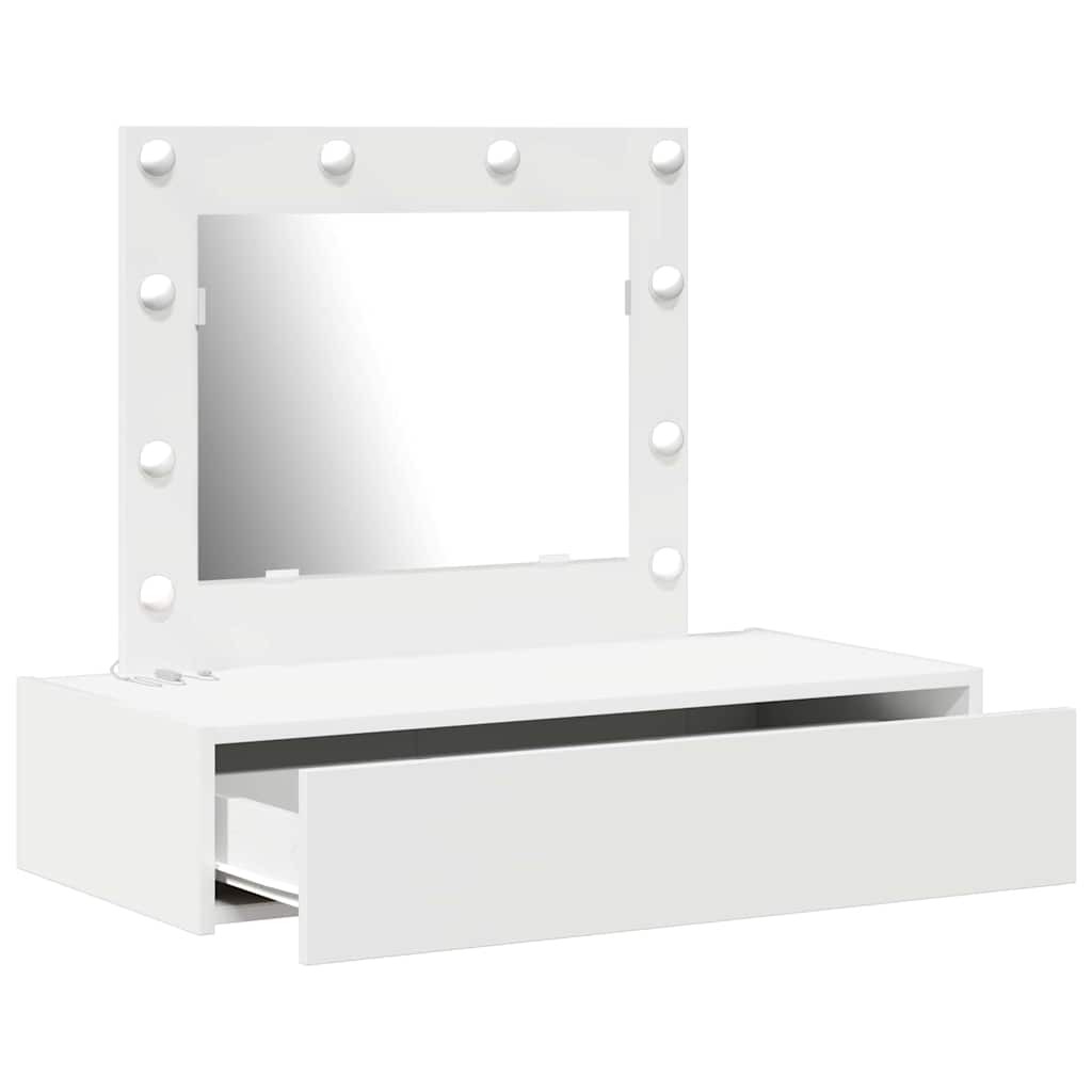 vidaXL Toaletka Biały 83 x 40 x 70 cm Materiał drewnopochodny