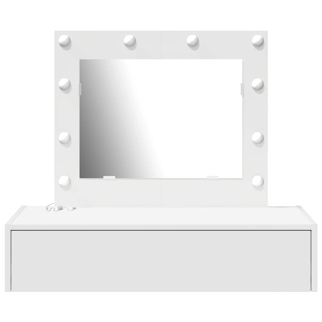 vidaXL Toaletka Biały 83 x 40 x 70 cm Materiał drewnopochodny