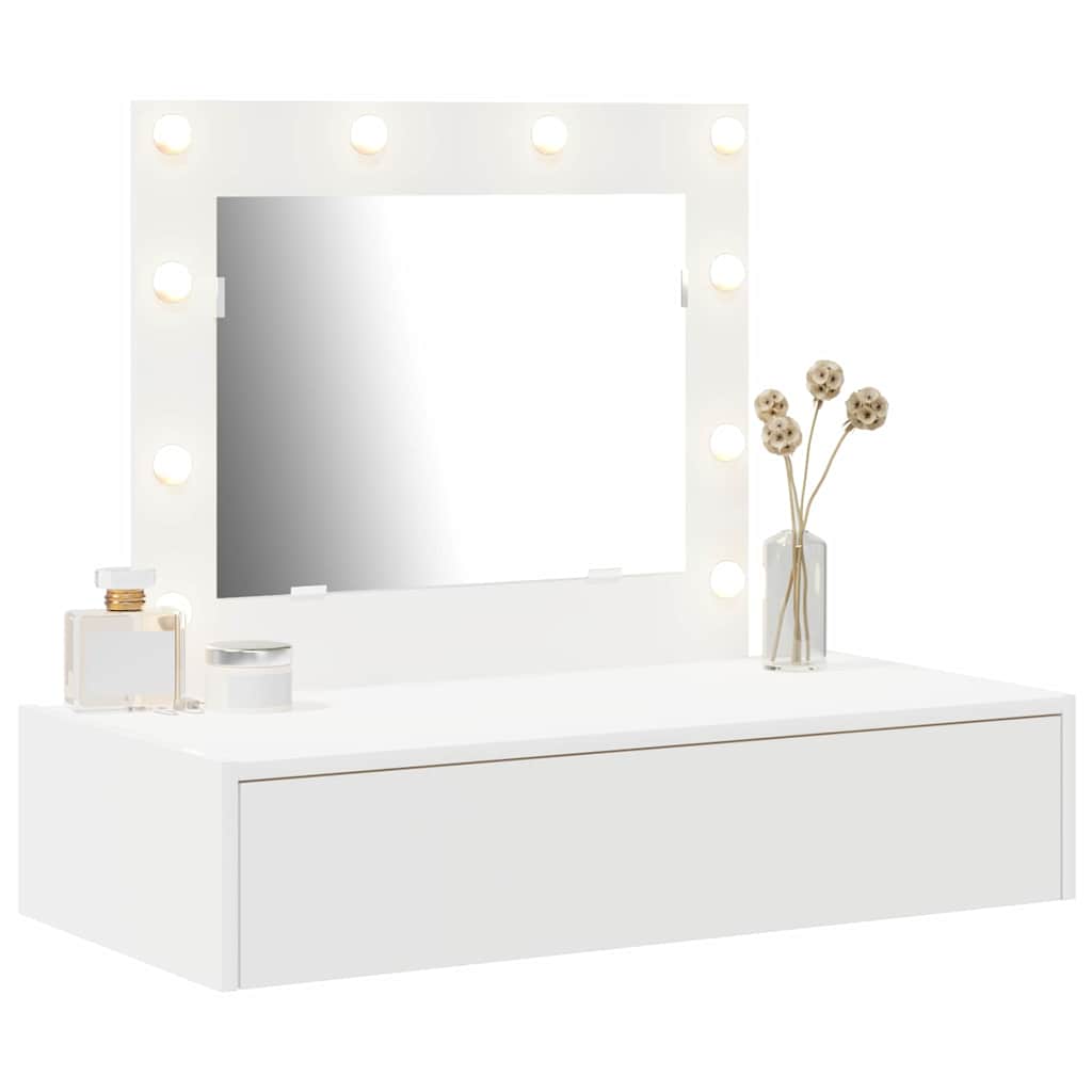 vidaXL Toaletka Biały 83 x 40 x 70 cm Materiał drewnopochodny