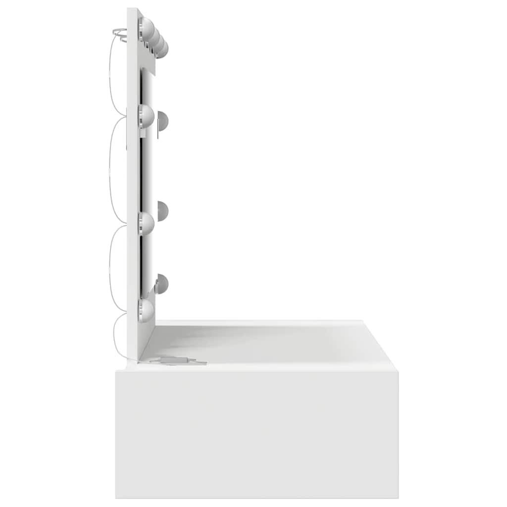 vidaXL Toaletka Biały 83 x 40 x 70 cm Materiał drewnopochodny
