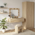 vidaXL Toaletka Brązowy 83 x 40 x 70 cm Materiał drewnopochodny