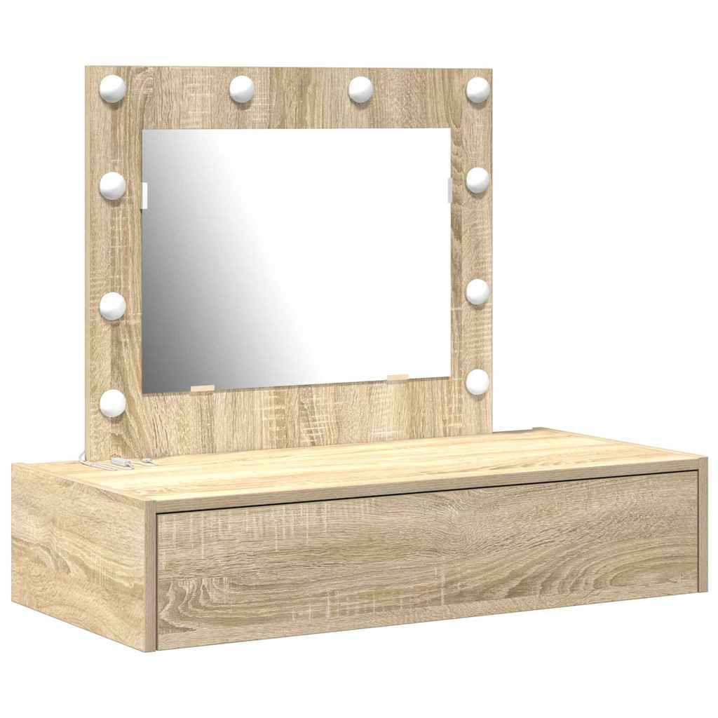 vidaXL Toaletka Brązowy 83 x 40 x 70 cm Materiał drewnopochodny