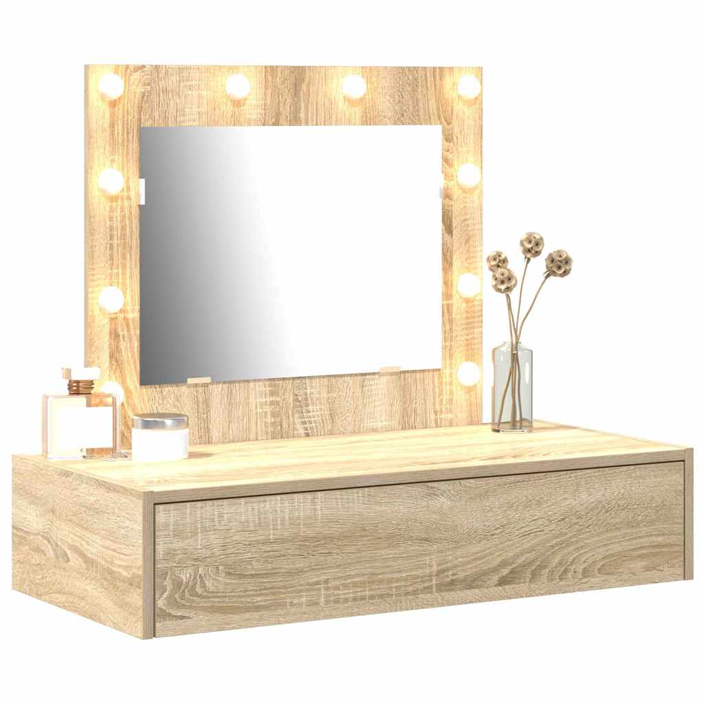vidaXL Toaletka Brązowy 83 x 40 x 70 cm Materiał drewnopochodny