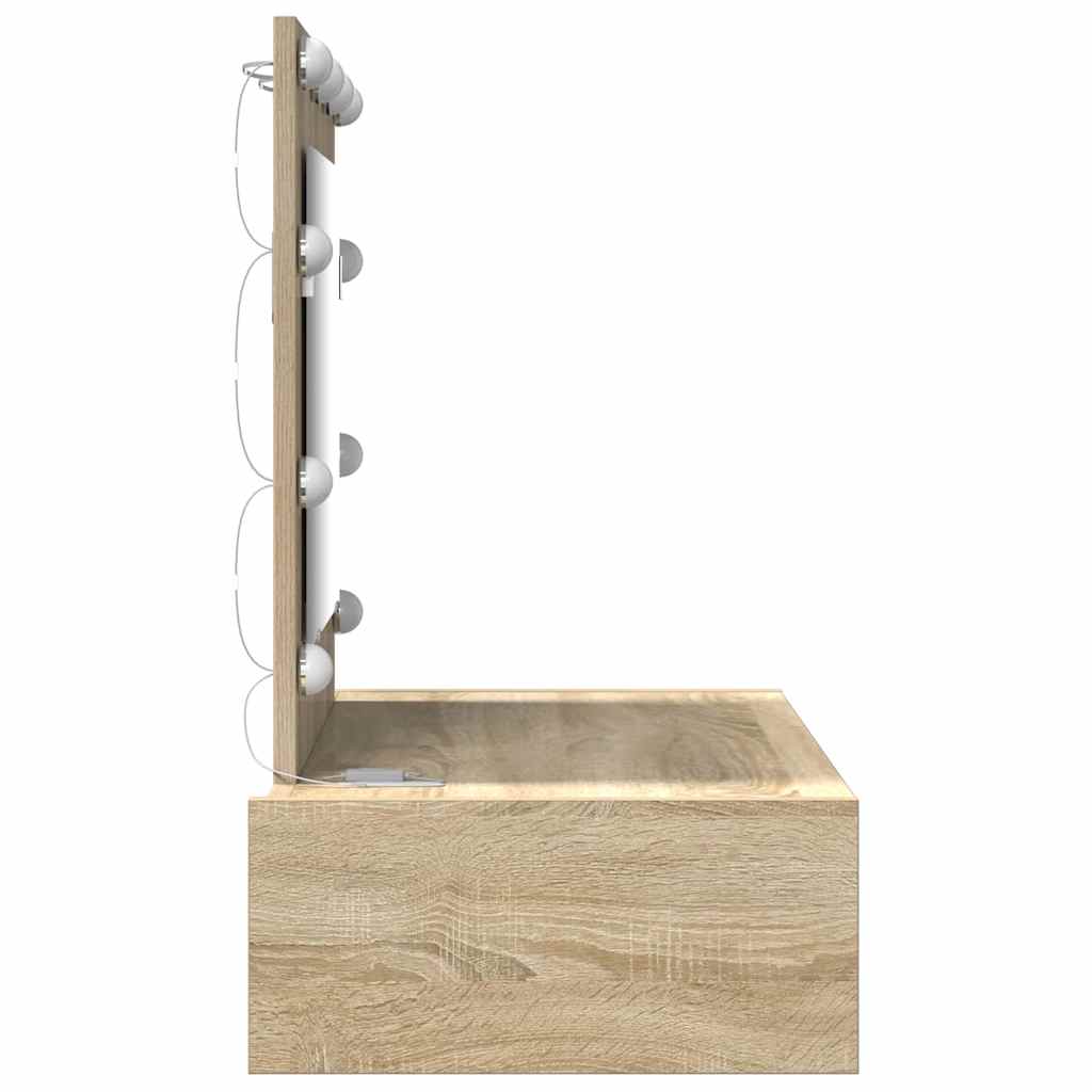 vidaXL Toaletka Brązowy 83 x 40 x 70 cm Materiał drewnopochodny