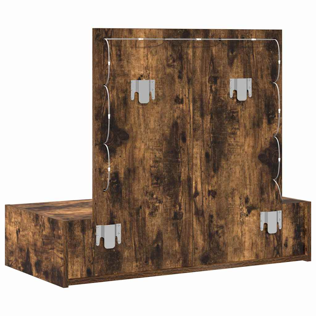 vidaXL Toaletka Brązowy 83 x 40 x 70 cm Materiał drewnopochodny