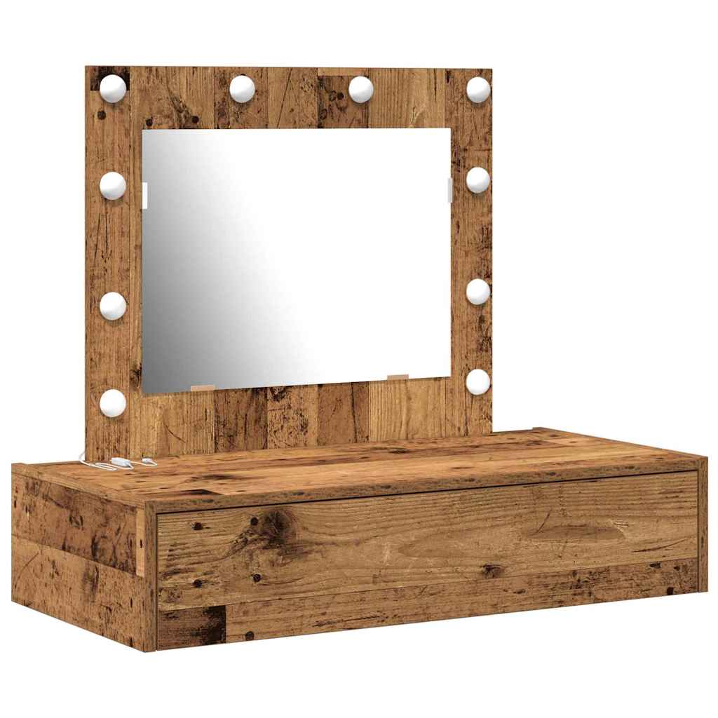 vidaXL Toaletka Brązowy 83 x 40 x 70 cm Materiał drewnopochodny