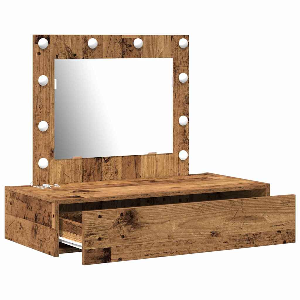 vidaXL Toaletka Brązowy 83 x 40 x 70 cm Materiał drewnopochodny