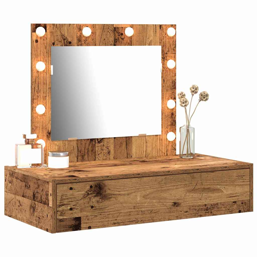vidaXL Toaletka Brązowy 83 x 40 x 70 cm Materiał drewnopochodny