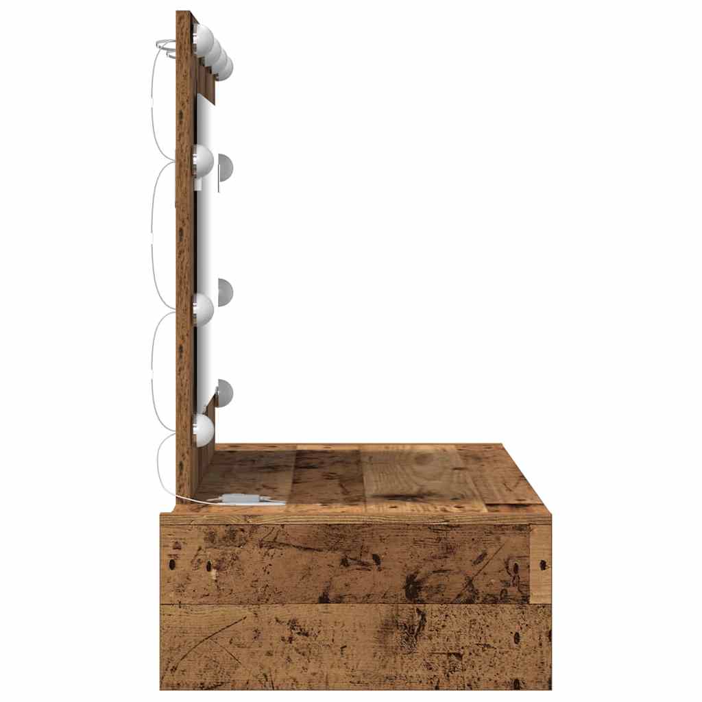 vidaXL Toaletka Brązowy 83 x 40 x 70 cm Materiał drewnopochodny
