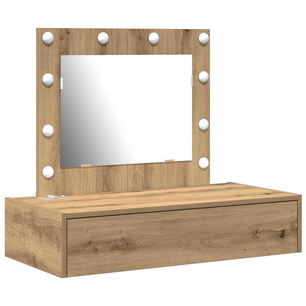 vidaXL Toaletka Brązowy 83 x 40 x 70 cm Materiał drewnopochodny