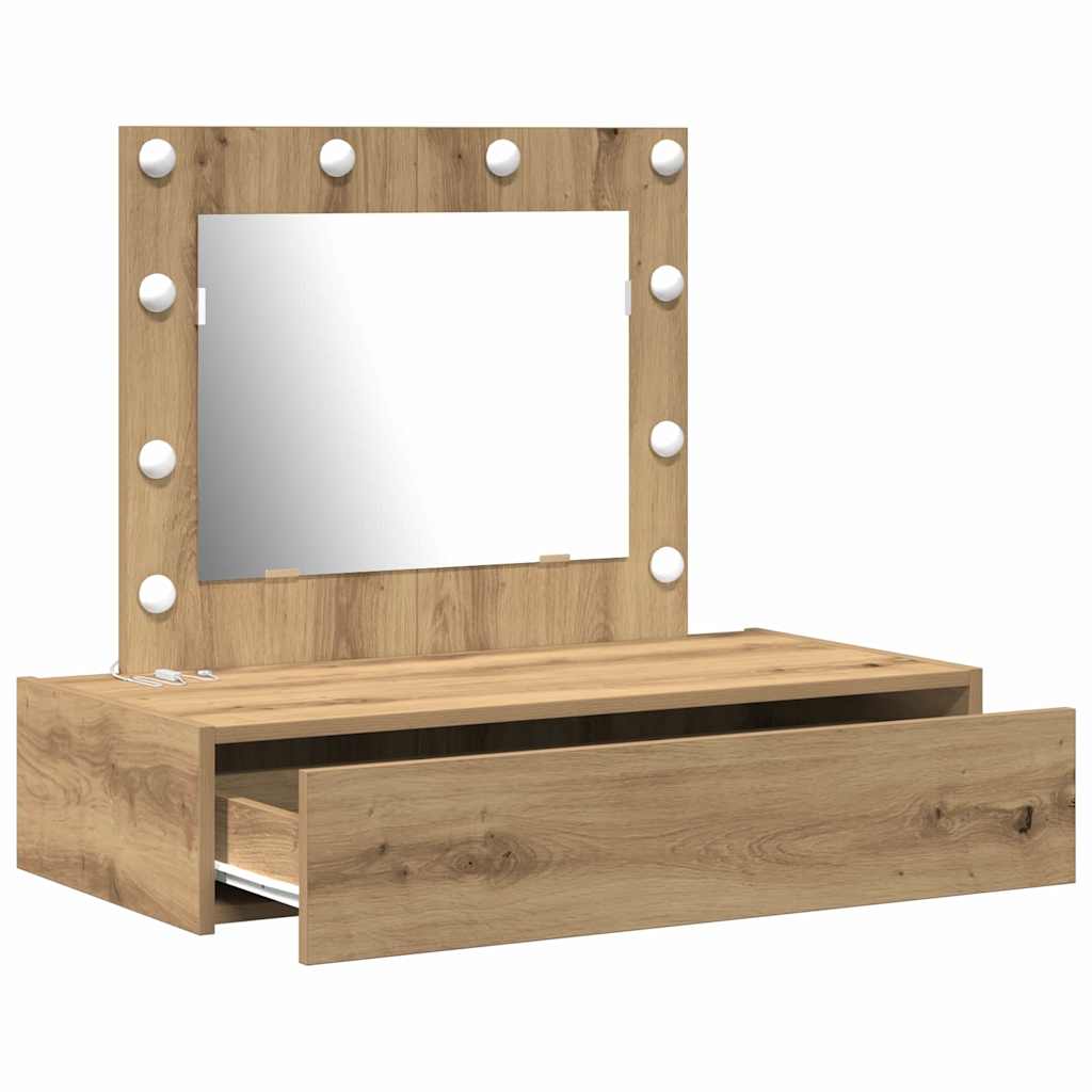 vidaXL Toaletka Brązowy 83 x 40 x 70 cm Materiał drewnopochodny