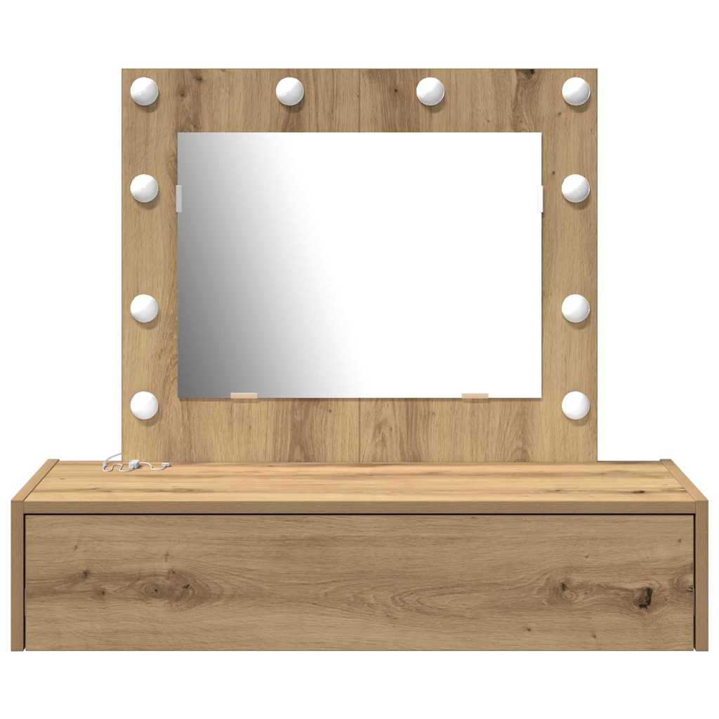 vidaXL Toaletka Brązowy 83 x 40 x 70 cm Materiał drewnopochodny
