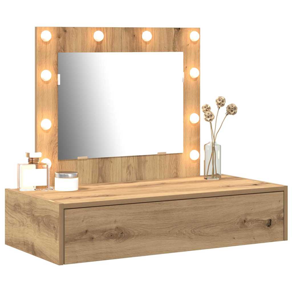 vidaXL Toaletka Brązowy 83 x 40 x 70 cm Materiał drewnopochodny