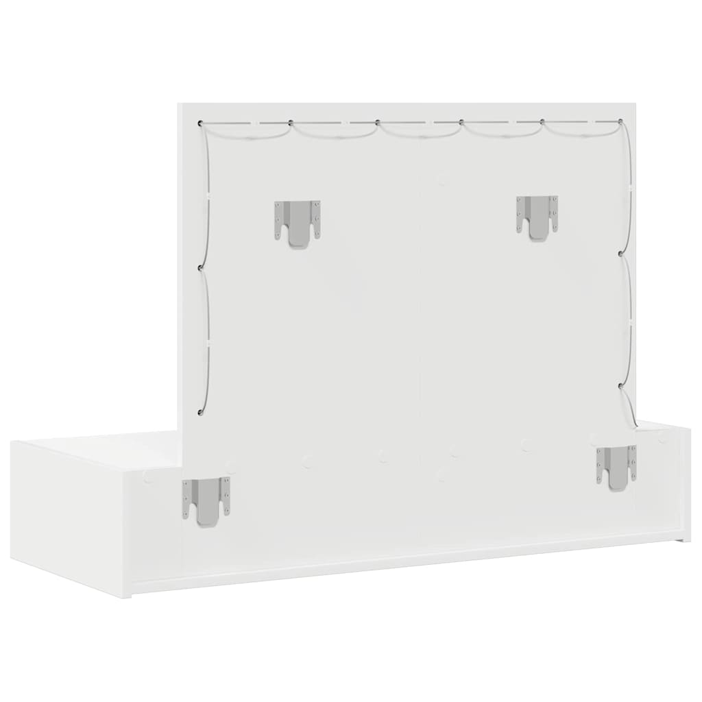 vidaXL Toaletka Biały 100 x 40 x 70 cm Materiał drewnopochodny