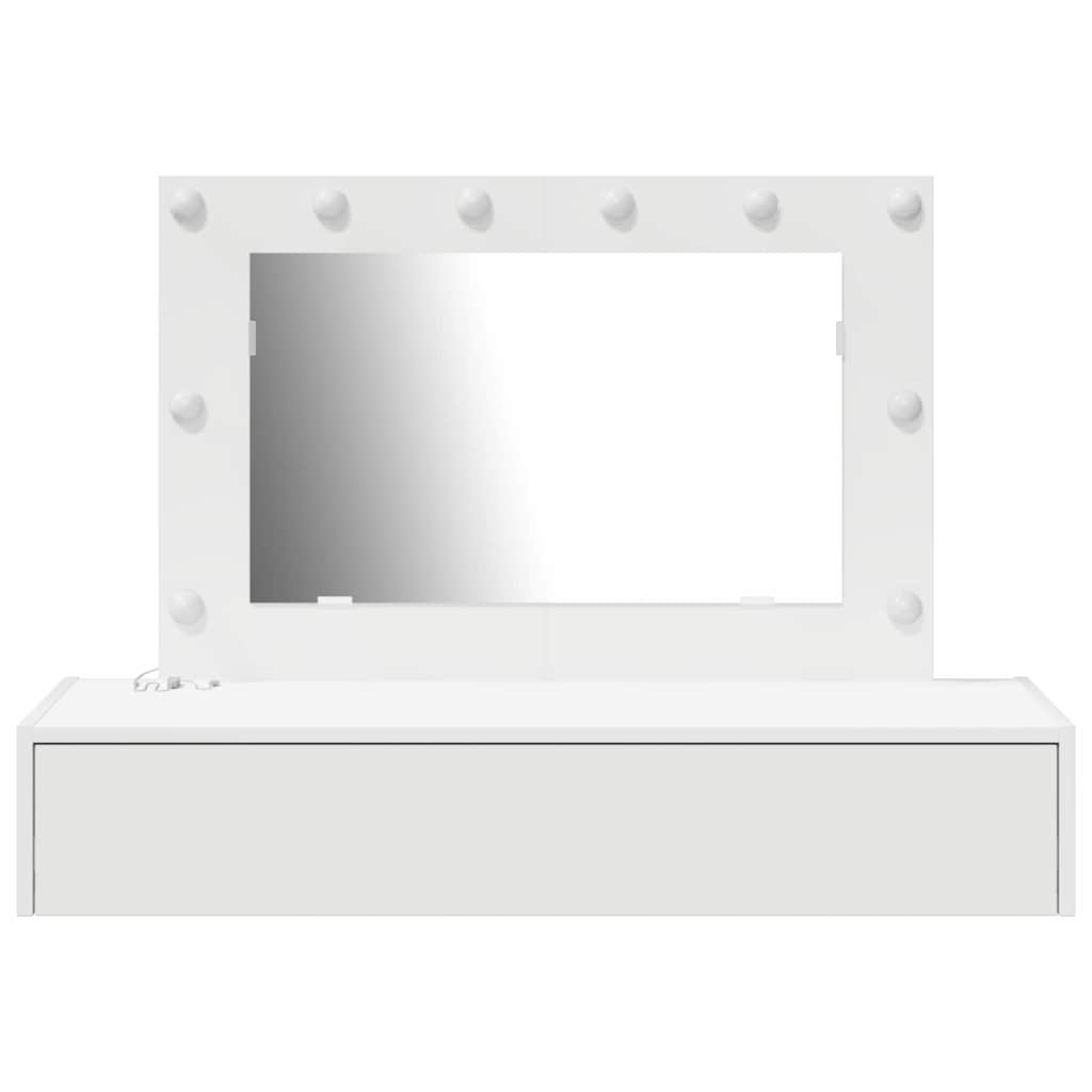 vidaXL Toaletka Biały 100 x 40 x 70 cm Materiał drewnopochodny