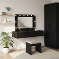 vidaXL Toaletka Czarny 100 x 40 x 70 cm Materiał drewnopochodny