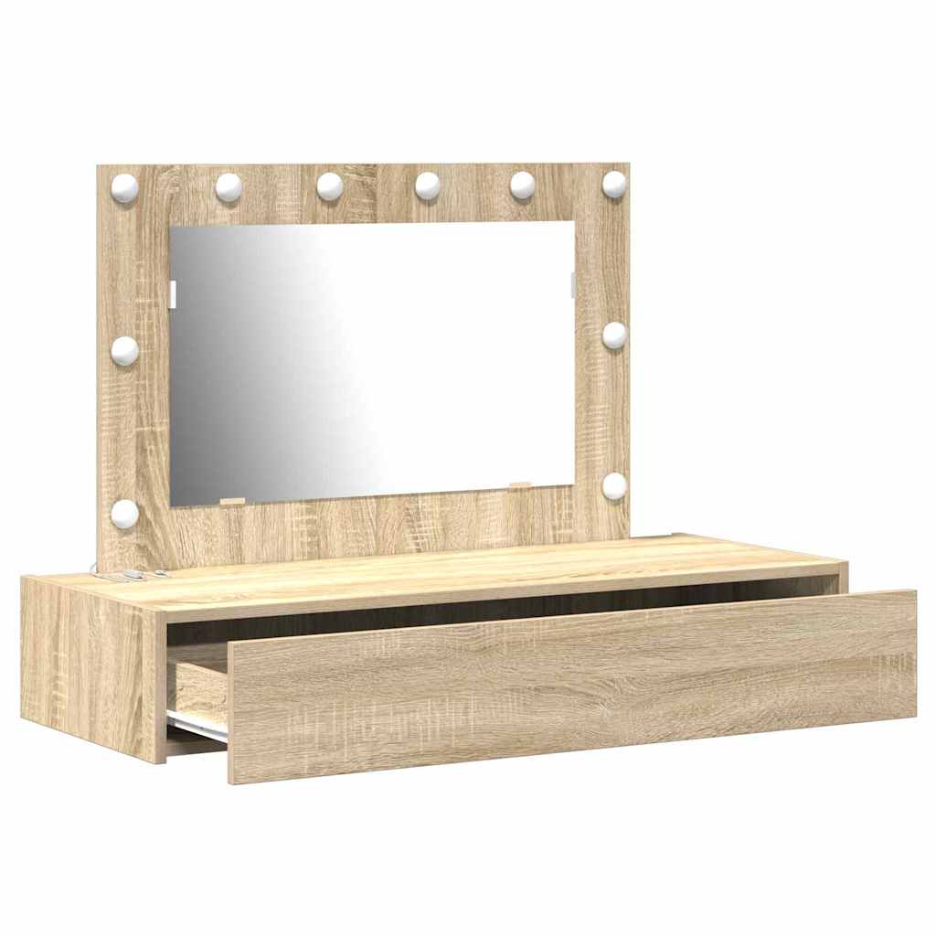 vidaXL Toaletka Brązowy 100 x 40 x 70 cm Materiał drewnopochodny