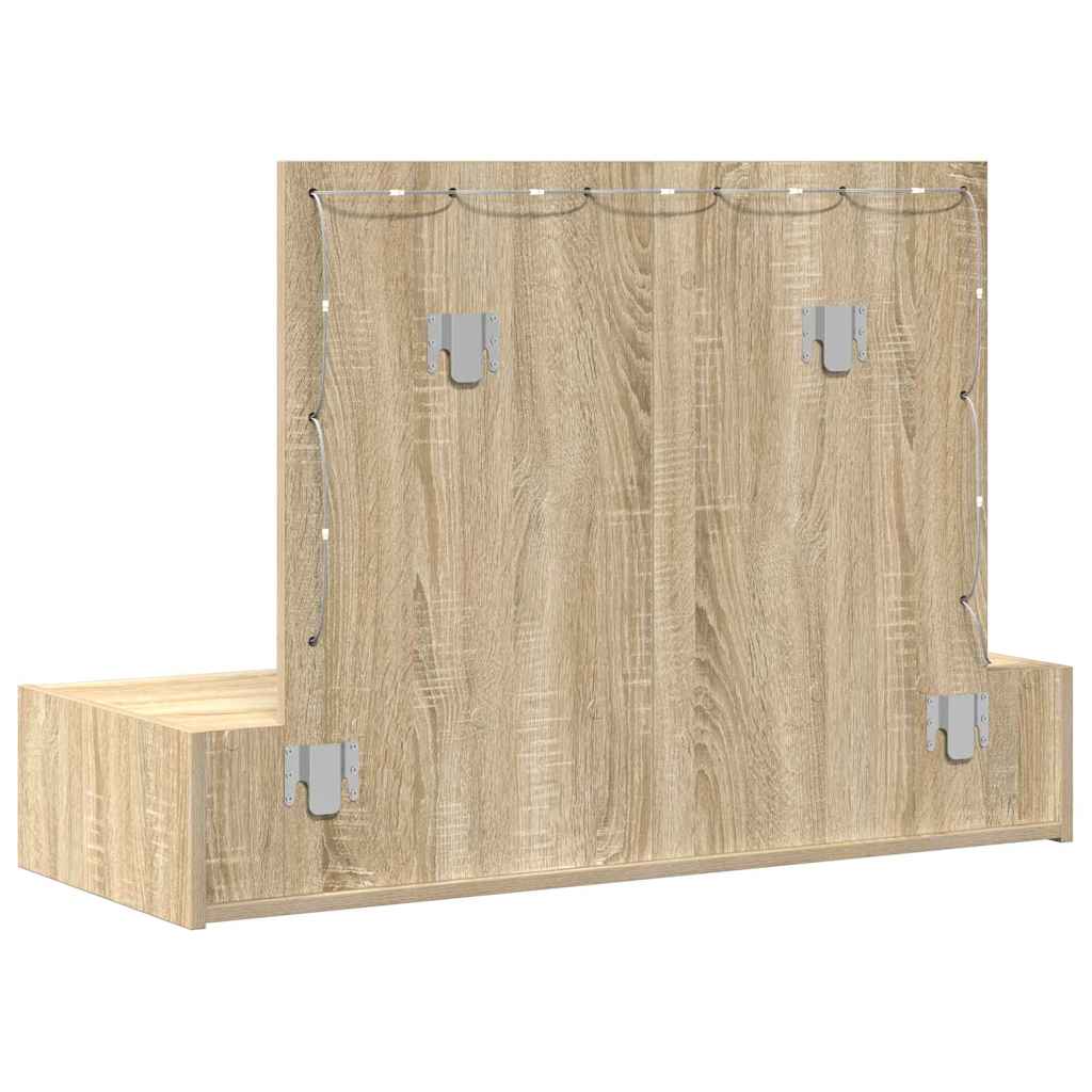 vidaXL Toaletka Brązowy 100 x 40 x 70 cm Materiał drewnopochodny