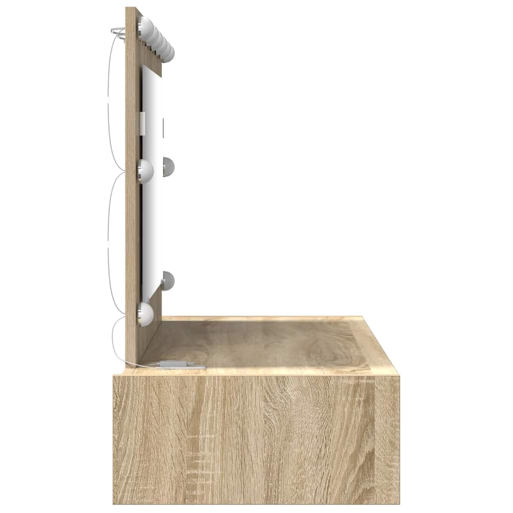 vidaXL Toaletka Brązowy 100 x 40 x 70 cm Materiał drewnopochodny