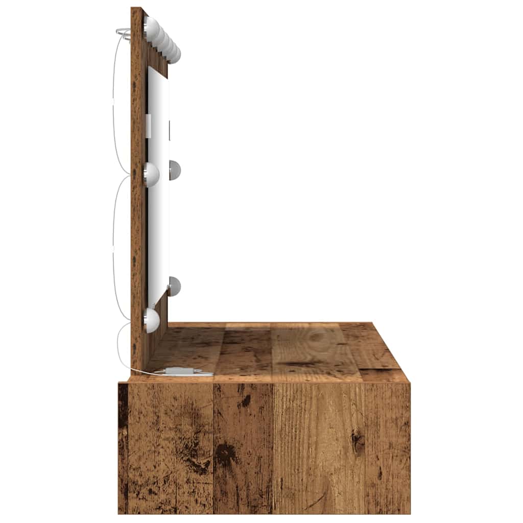 vidaXL Toaletka Brązowy 100 x 40 x 70 cm Materiał drewnopochodny