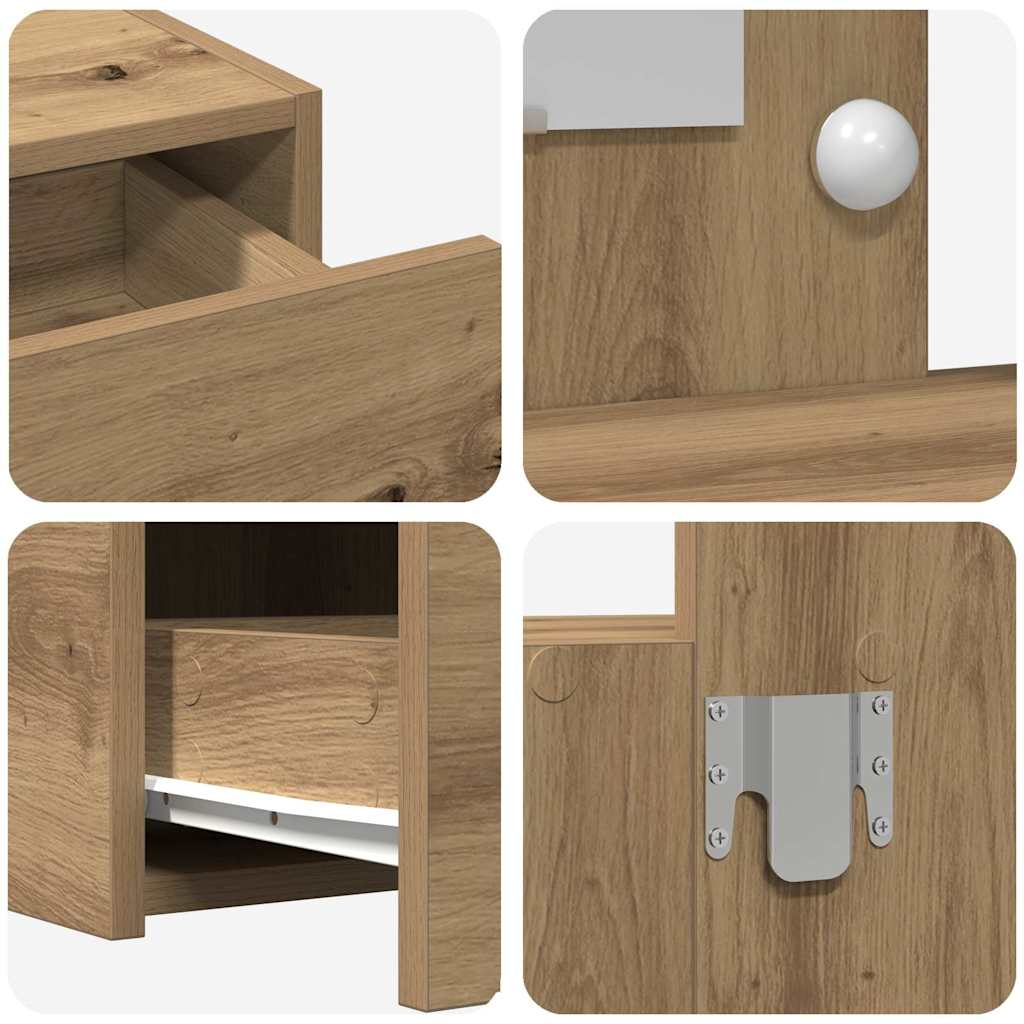 vidaXL Toaletka Brązowy 100 x 40 x 70 cm Materiał drewnopochodny