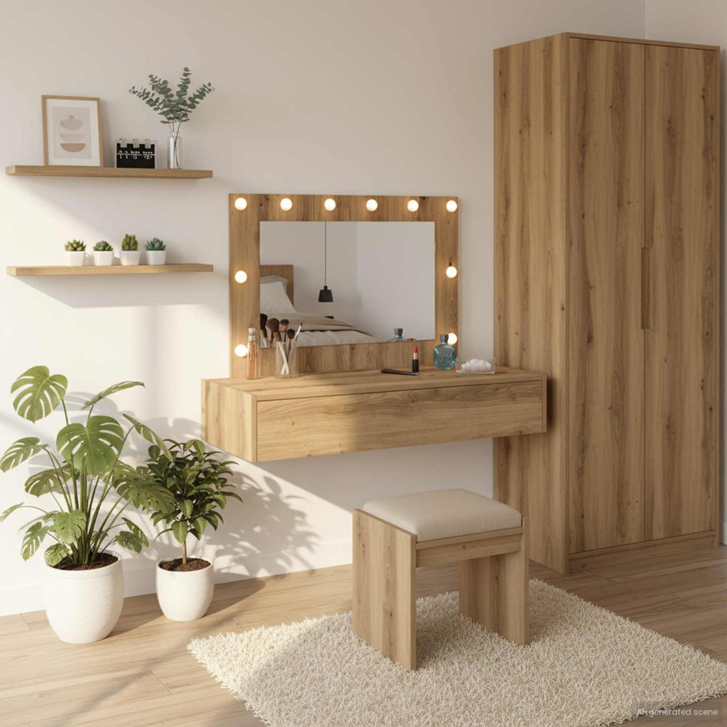 vidaXL Toaletka Brązowy 100 x 40 x 70 cm Materiał drewnopochodny