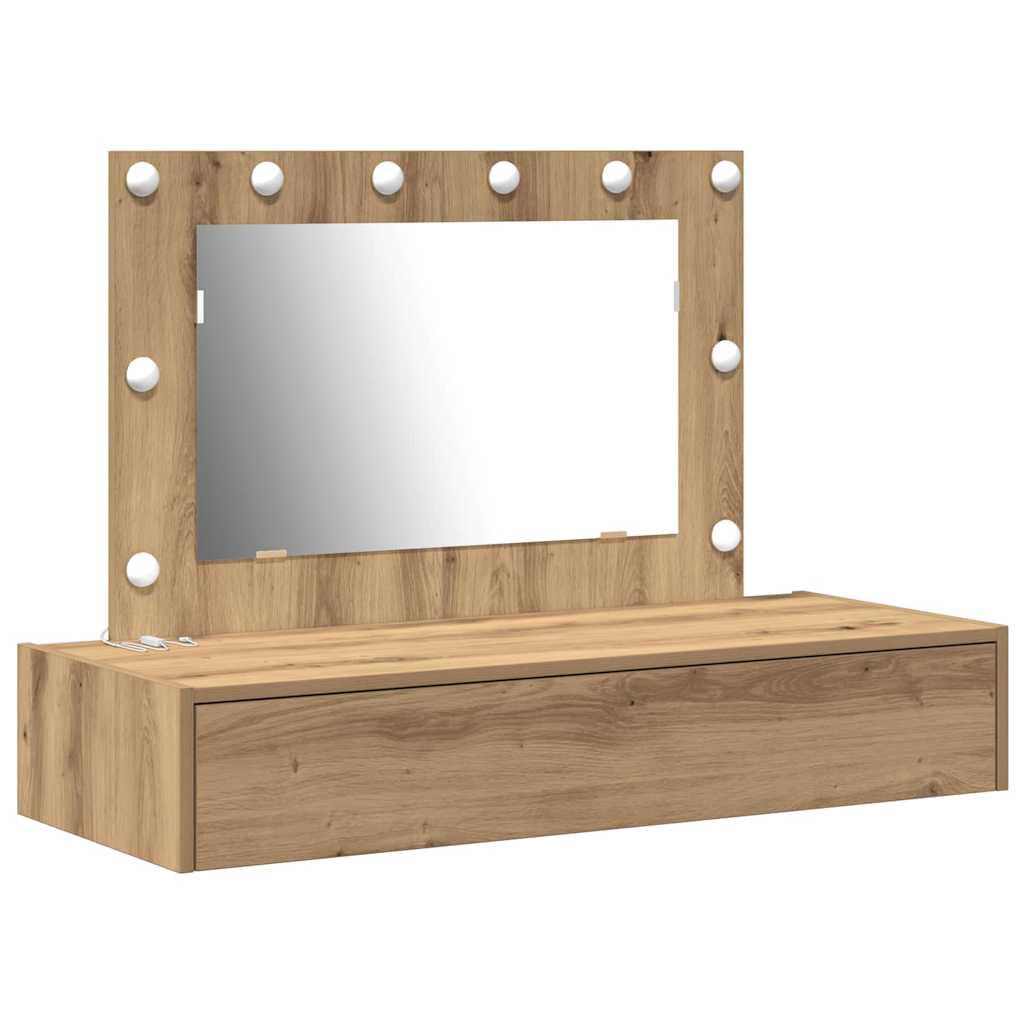 vidaXL Toaletka Brązowy 100 x 40 x 70 cm Materiał drewnopochodny