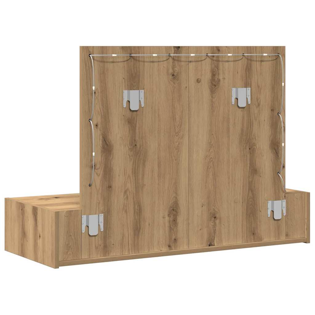 vidaXL Toaletka Brązowy 100 x 40 x 70 cm Materiał drewnopochodny