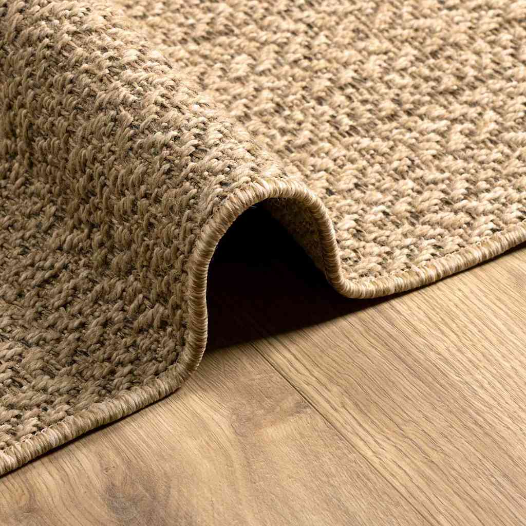 vidaXL Dywan ZIZUR Brązowy 170 x 120 cm polipropylen