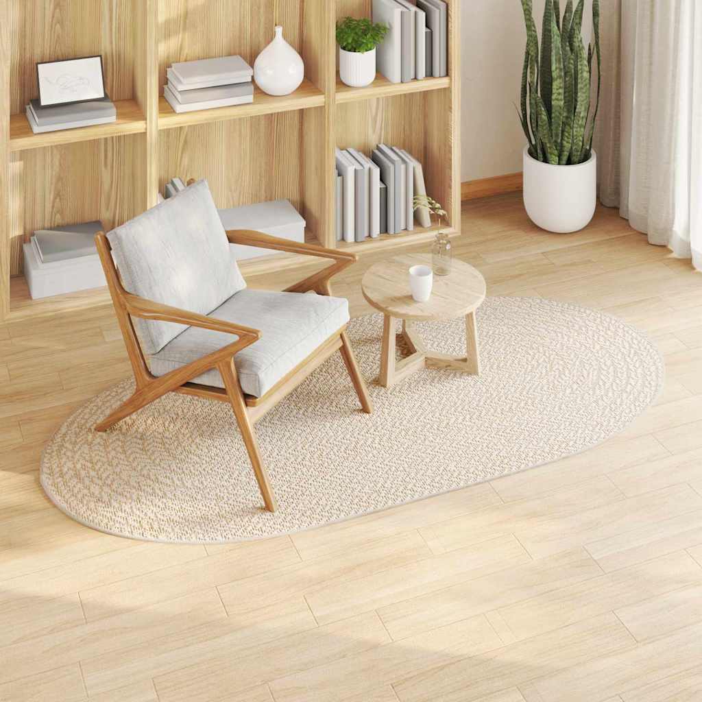 vidaXL Dywan ZIZUR Kremowy 200 x 100 cm polipropylen